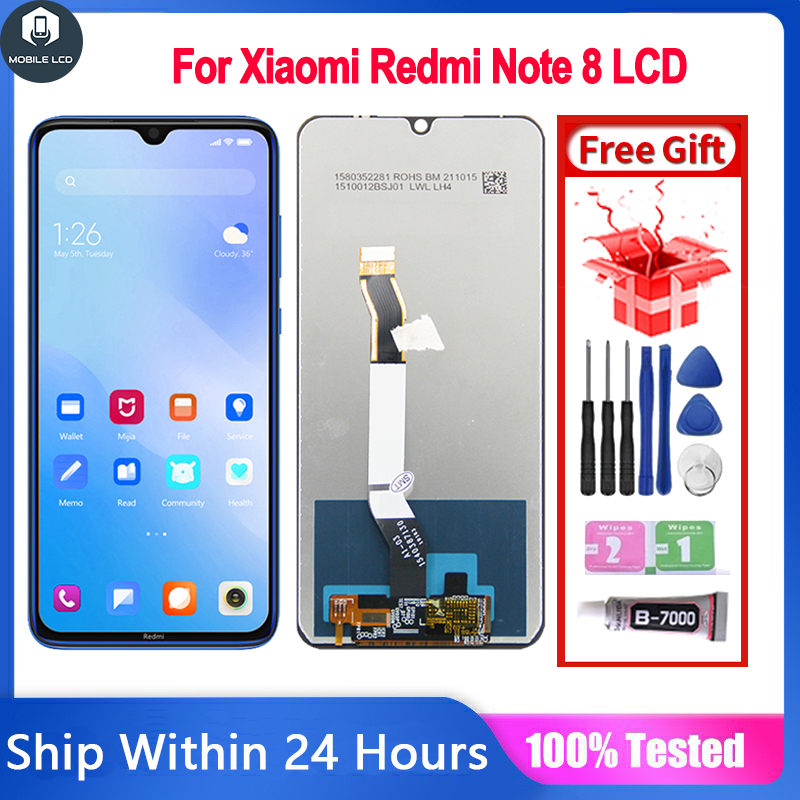 LCD Compatible For Xiaomi Redmi Note 8 LCD Screen Display Touch Screen ...