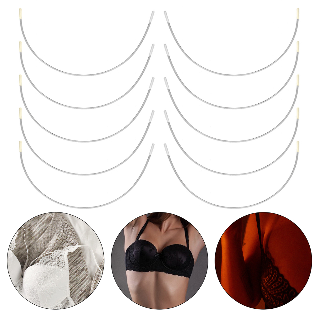 6 Pair Stainless Steel Bra Underwire Replacement Handmade Bra Wires