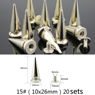 All Kinds of Silver Spikes Rivets For Leather Punk Studs and Spikes For  Clothes Thorns Patch Tachas Para Ropa Remaches