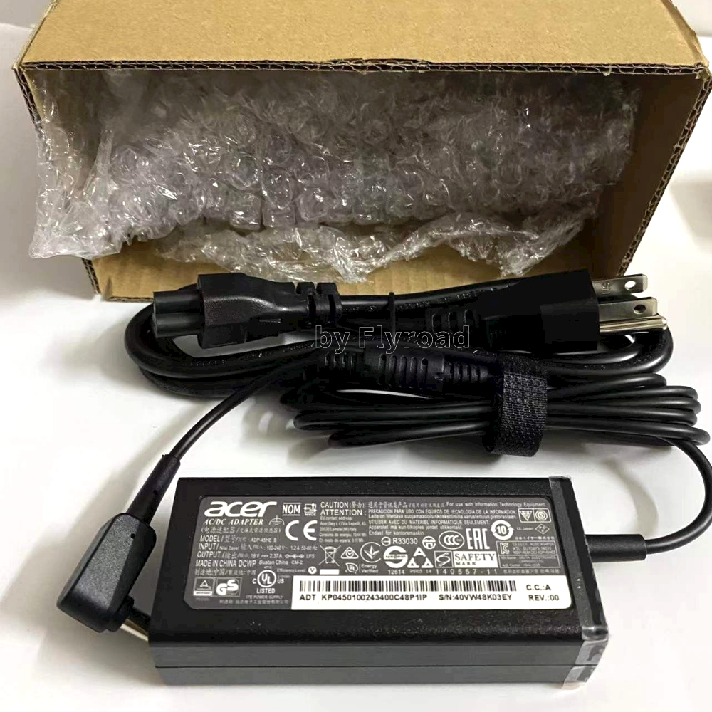 45W 19V 2.37A AC Adapter For Acer TravelMate P214 N19Q7 Laptop Power ...