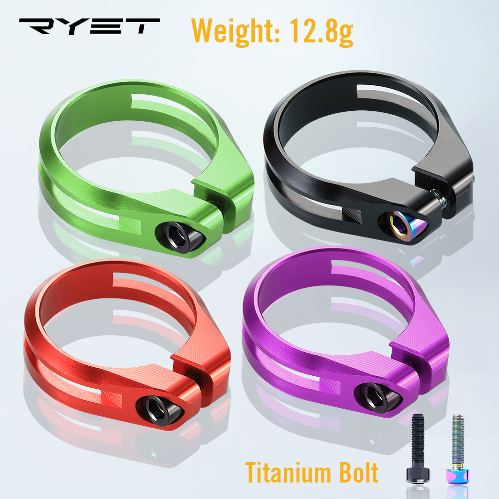 Tune Screw Choker Seat Clamp - Titanium, Sizes 30.0, 31.8, 34.9, 36.4, 38.0mm