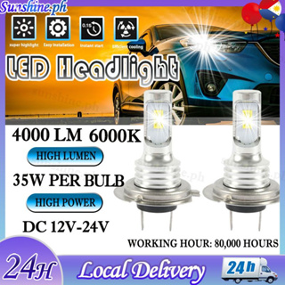 2x H7 LED Headlight Replace Xenon Hi/Low Kit Bulbs Beam 6000K 100W Super  White