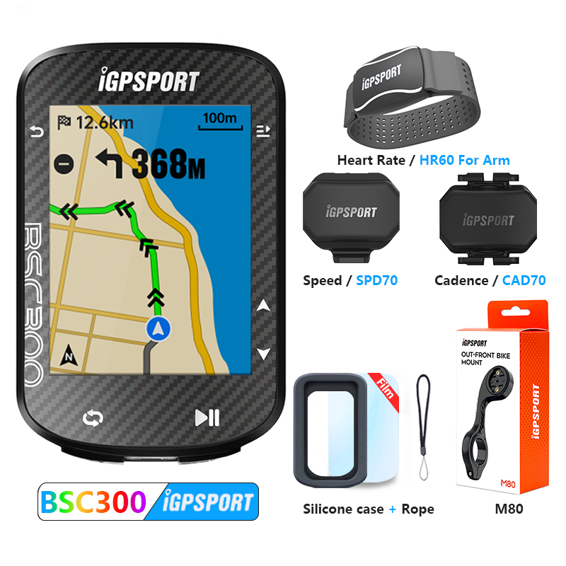 IGPSPORT BSC300 GPS Bike Computer Wireless Speedometer GPS Navigation