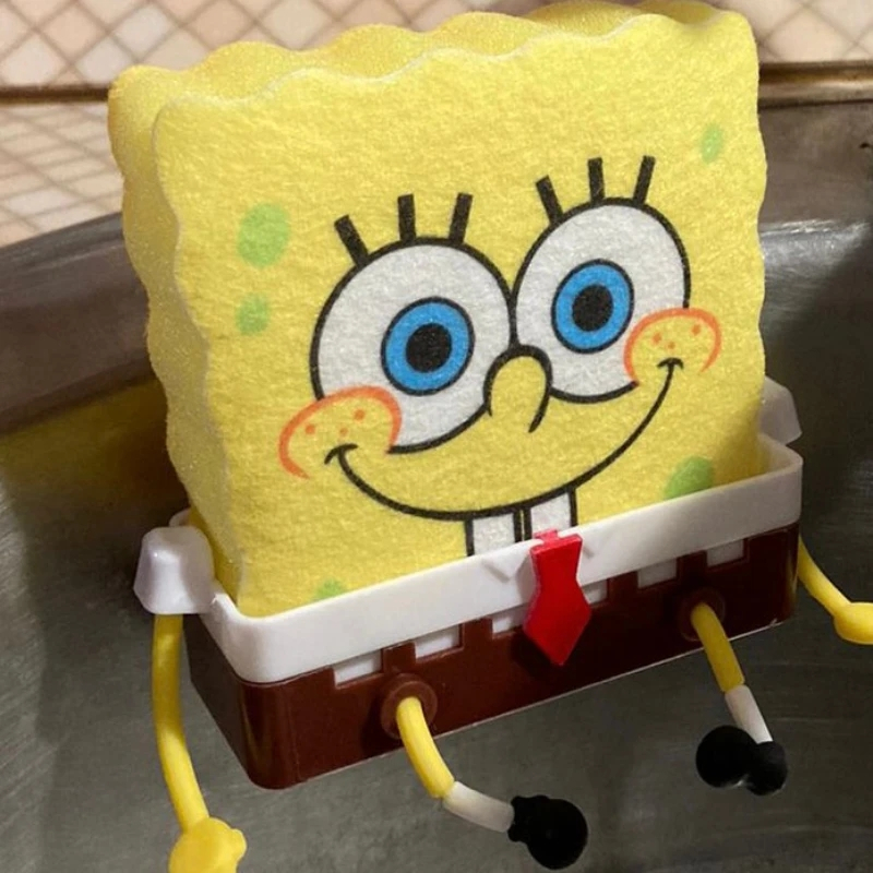 Kitchen SpongeBobs Sponge Dishwashing Cleaning Sponge Cartoon Kitchen ...