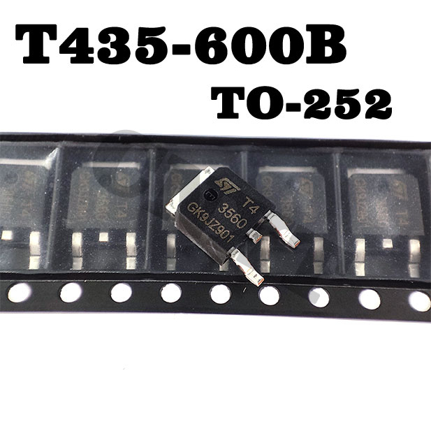 10pcs/lot T435-600B TO-252 Two-Way Controllable Silicon T43560 T4-3560 ...