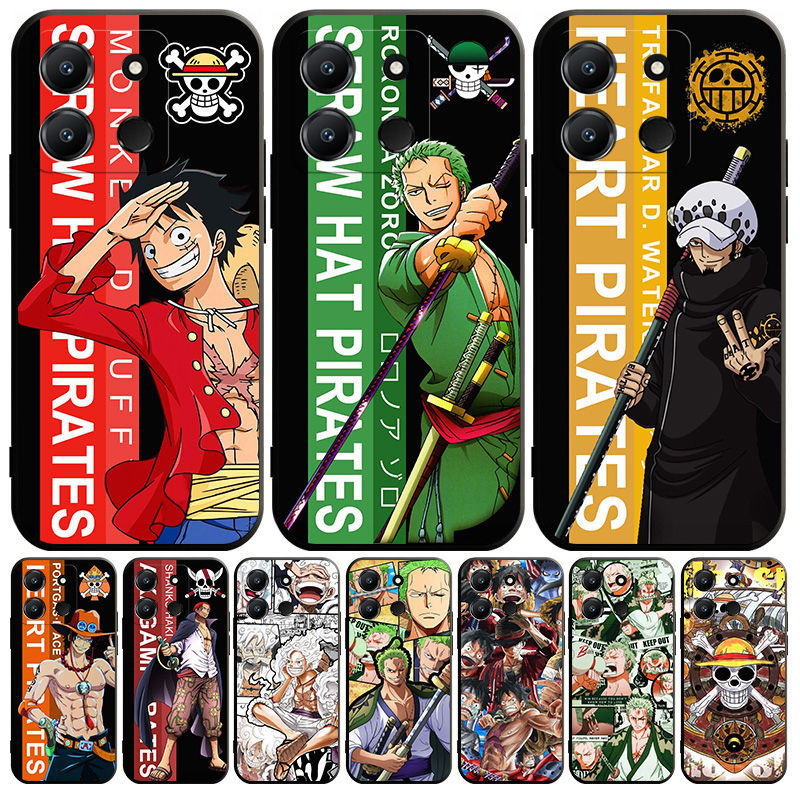casing for Infinix SMART 7 X6515 LUFFY One Piece right angle soft cover ...
