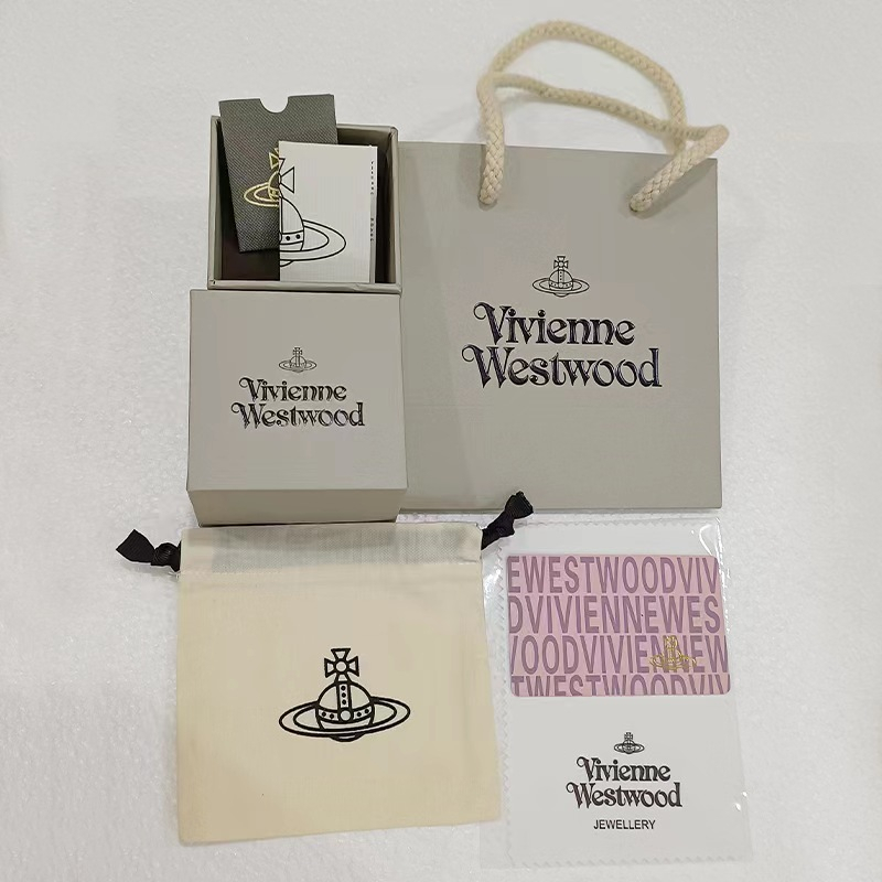 Vivienne WESTWOOD Packaging Box Saturn Necklace Bag Box Same Style Full ...