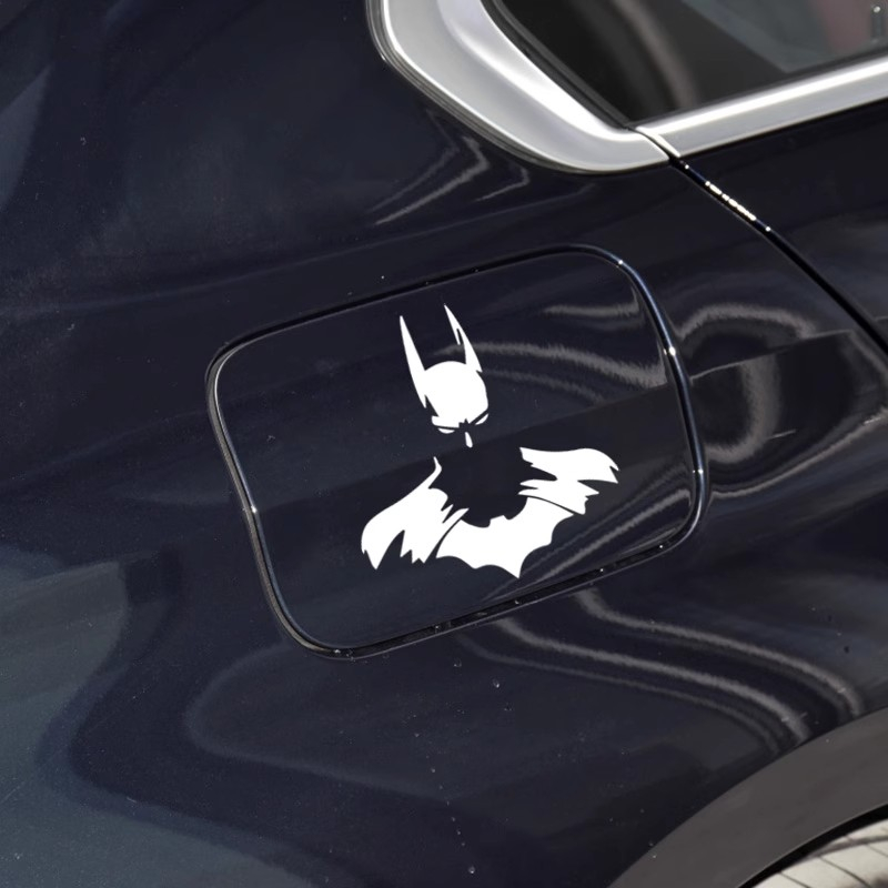[P-A715] Batman Reflective Sticker Fuel Tank Cover Car Sticker Rear ...