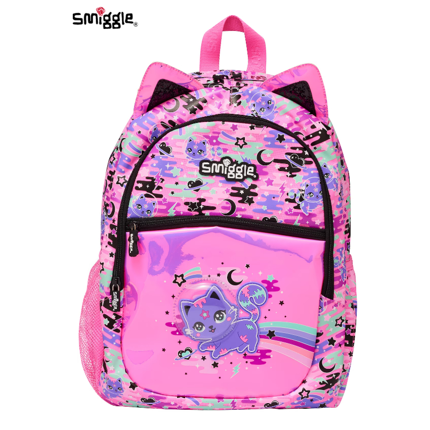 Smiggle Away Classic Backpack cat Cute Student school bag for Primary ...
