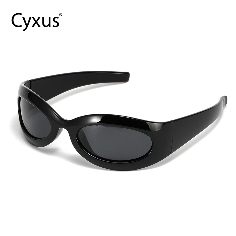 Cyxus Polarized Sunglasses Wrap Around Frame Y2k Street Style Pc Frame ...