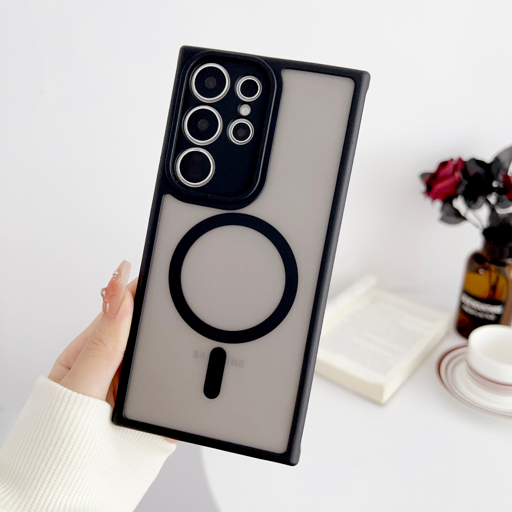 Anti Yellow Anti Fingerprint With Hard Case for Samsung S22