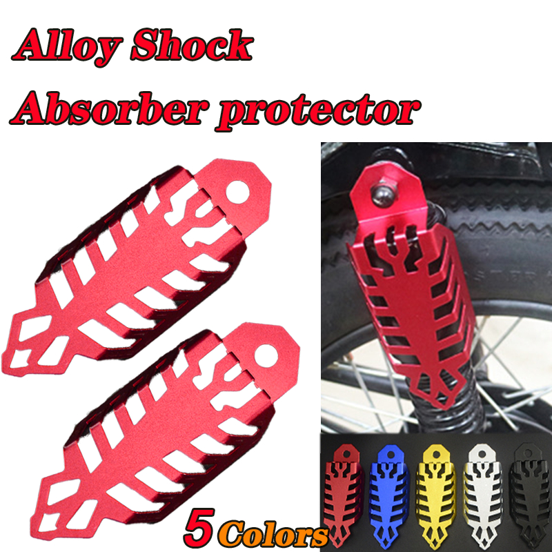 1 pair Motorcycle Shock Absorber Protector Universal CNC Alloy Shock