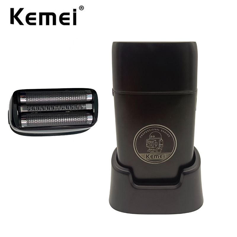 Kemei Pro Triple Foil Shaver Rechargeable Beard Trimmer Barber Electric ...