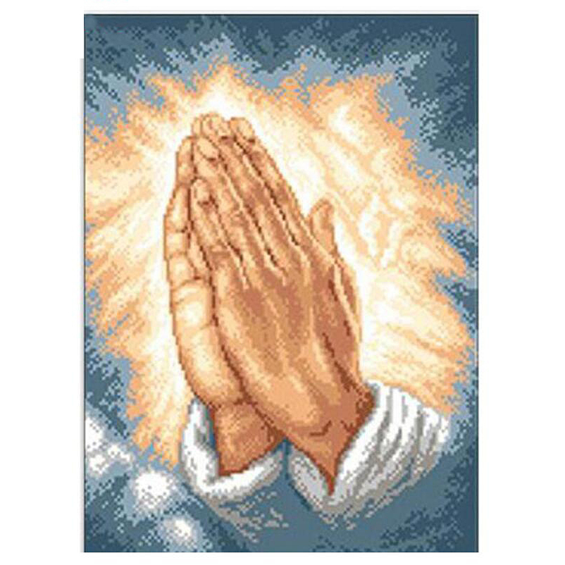 5D DIY Diamond Painting God's Hand Prayer Full Round Diamond Rhinestone ...