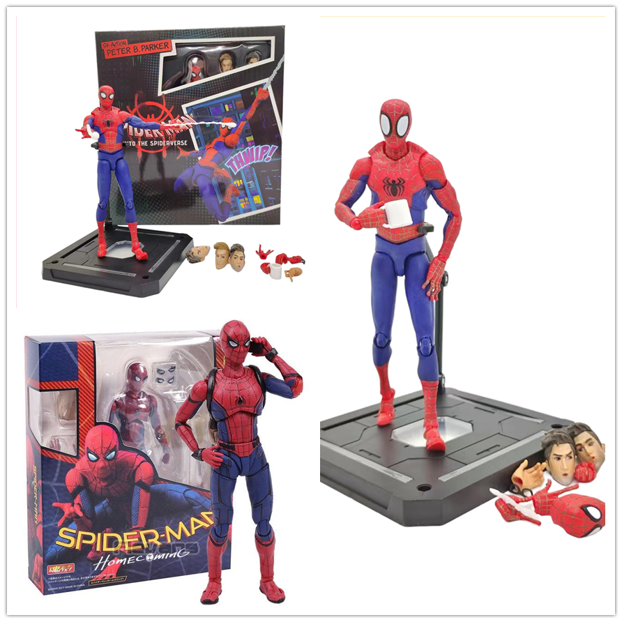 SV Action Spider Man SHF Movable SpiderMan Homecoming Season Model 