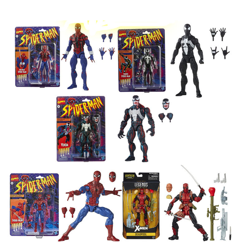 ML Legends Spider Man 6 Inch Action Figure Toys Copy Spiderman Figures  Statue Model Doll Collection Gifts for Friend Child