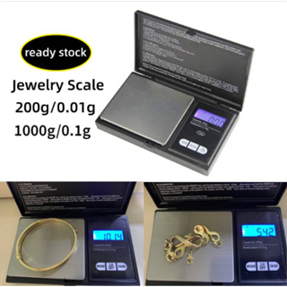 0.01g x 200g Gram Mini Digital Pocket Scale Jewelry Diamond Weight Silver  Lighter Scale