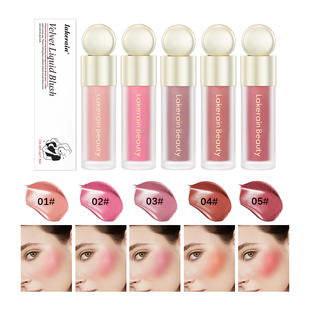 lakerain Liquid Blush Velvet Matte Blusher Face Pigment Lasting Beauty