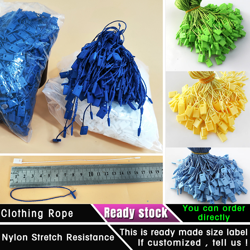 1000pcs clothing hangtag string,hanging ropes,universal clothes garment cord mother buckle