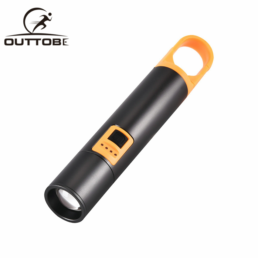 Outdoor Flashlight Camping Zoom Light Waterproof Night Lighting LED ...