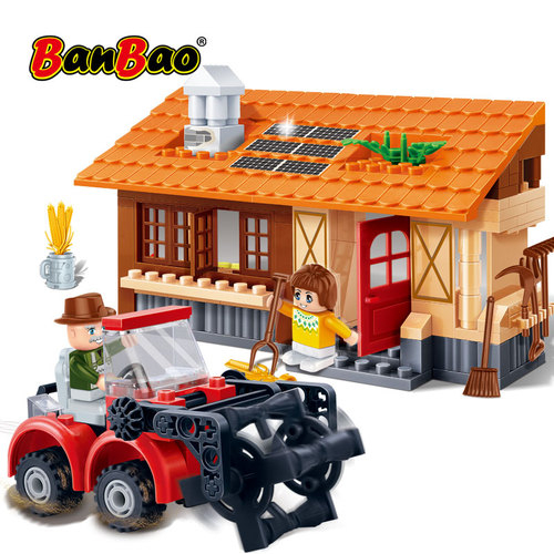 Ideas City Village Town Countryside Farm Doghouse Tractor Building