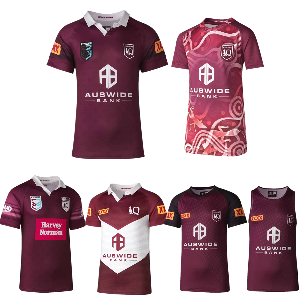 2023 2024 QUEENSLAND MAROONS STATE OF ORIGIN CAPTAINS RUN JERSEY