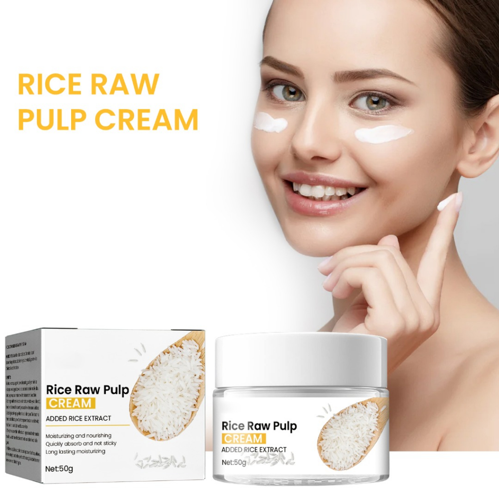 Rice Raw Pulp Face Cream Anti Aging Moisturizing Brightening Anti ...