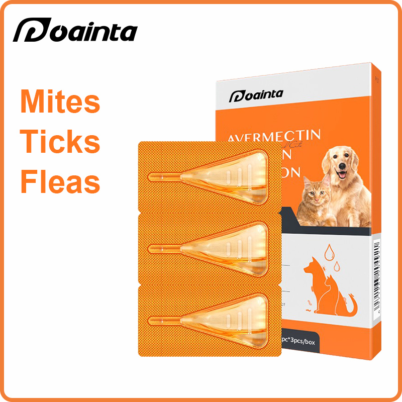 PUAINTA Spot on Solution for Dog and Cat Anti Tick, Flea and Mite