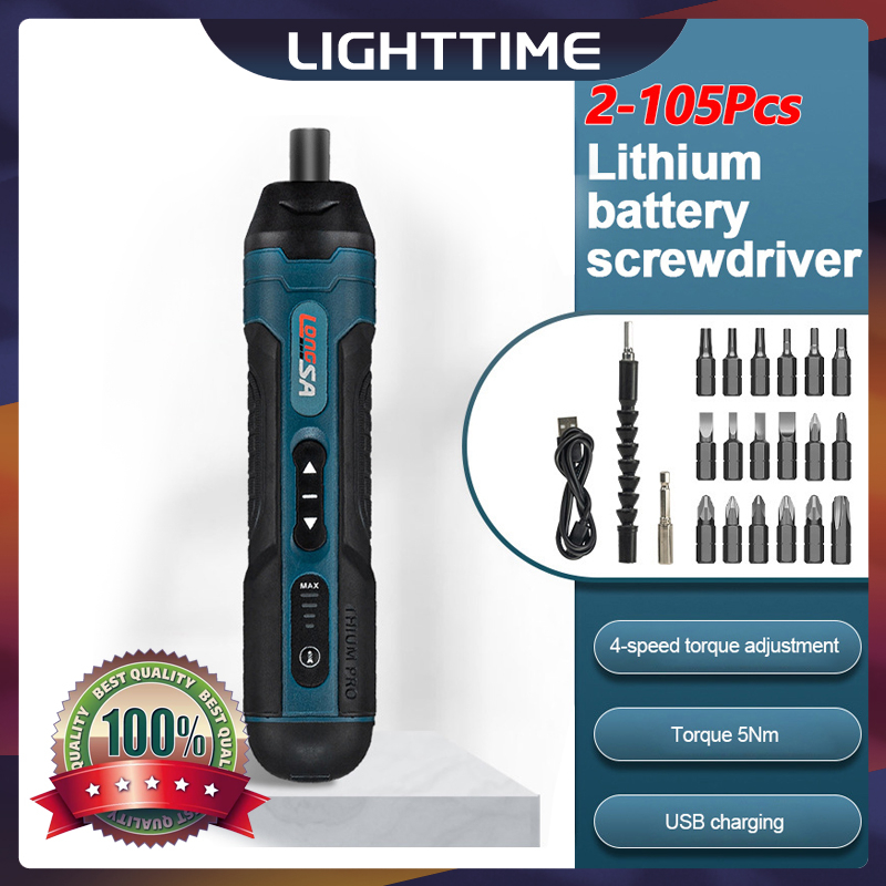 thumbnail interactive-video image 1 of 3.6V Cordless Electric Screwdriver Set - Rechargeable Mini Drill With Torque Adjustment & Engraving Pen (21-Piece) 1 of 4