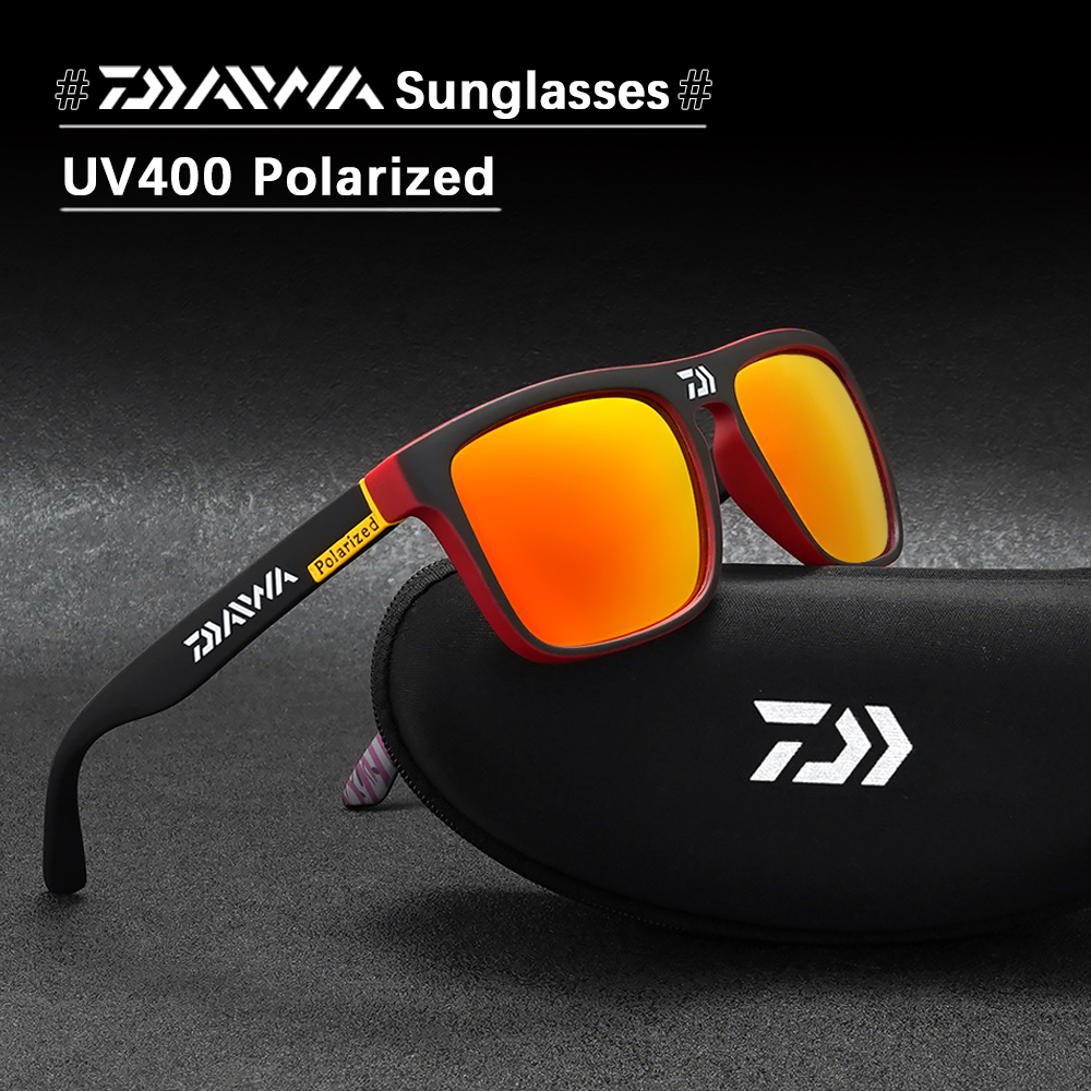 DAIWA Polarized Men Fishing Sunglasses Women UV400 Sun Glasses Driving  Cycling Beach Eyewear Outdoor Sports Riding Fishing Eyeglass With Box