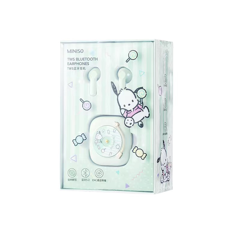 New 2023 Kawaii Sanrio headset Tws Bluetooth Earphones Pochacco Kuromi ...