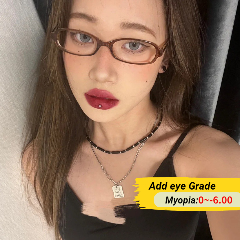 Fashion Myopia Graded Eyeglasses with Grade 100 150 200 250 300 350