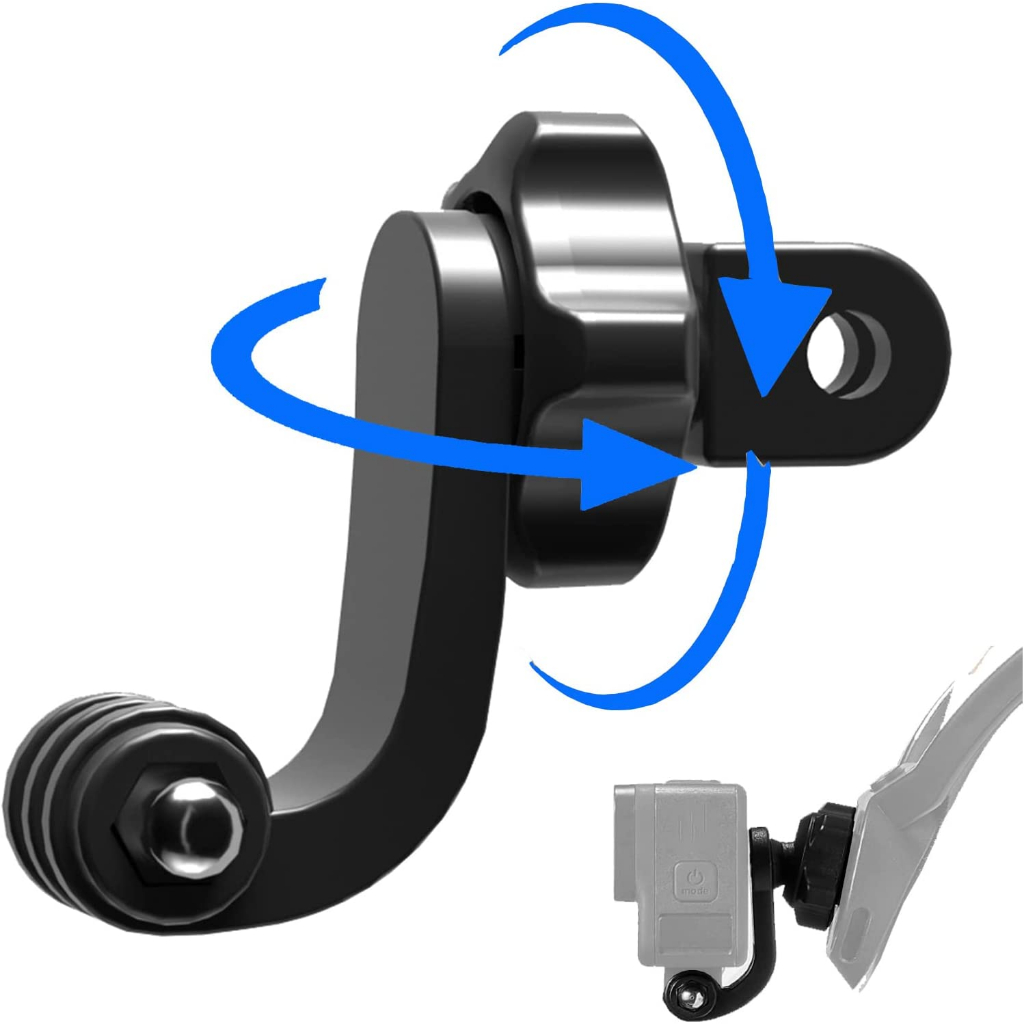 360 Degree Rotatable Center Angle Mount Adapter for GoPro Hero/DJI ...