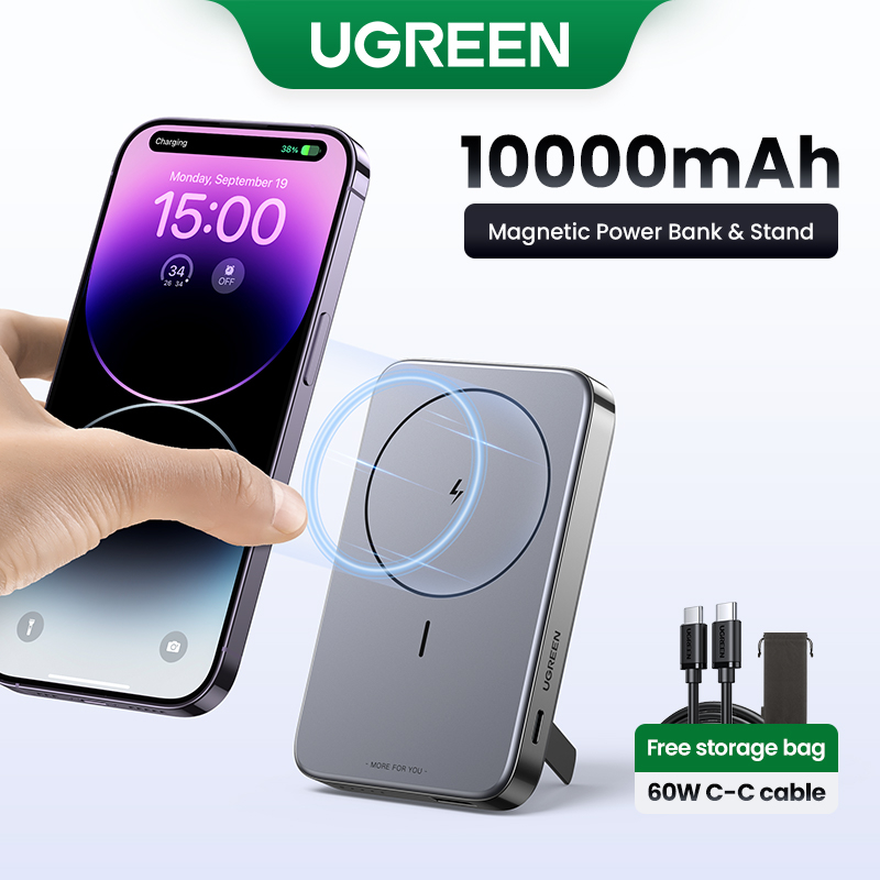 Power Bank Wireless Charger Ugreen UGREEN Magnetic Power Bank