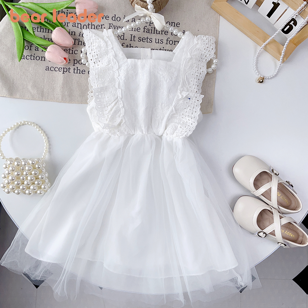 Bear Leader Girls Dress Fashion Lace Mix And Match Princess Girl Skirt ...