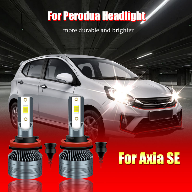 For Perodua Axia SE & Advance Spec Headlamp Light Bulb Bosch H11 HB3 ...