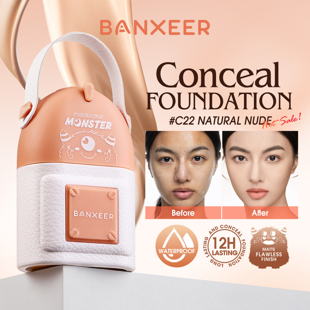 Banxeer Foundation And Conceal 3 Colors 30ml | Shopee Philippines