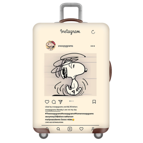 Snoopy carry on luggage hotsell