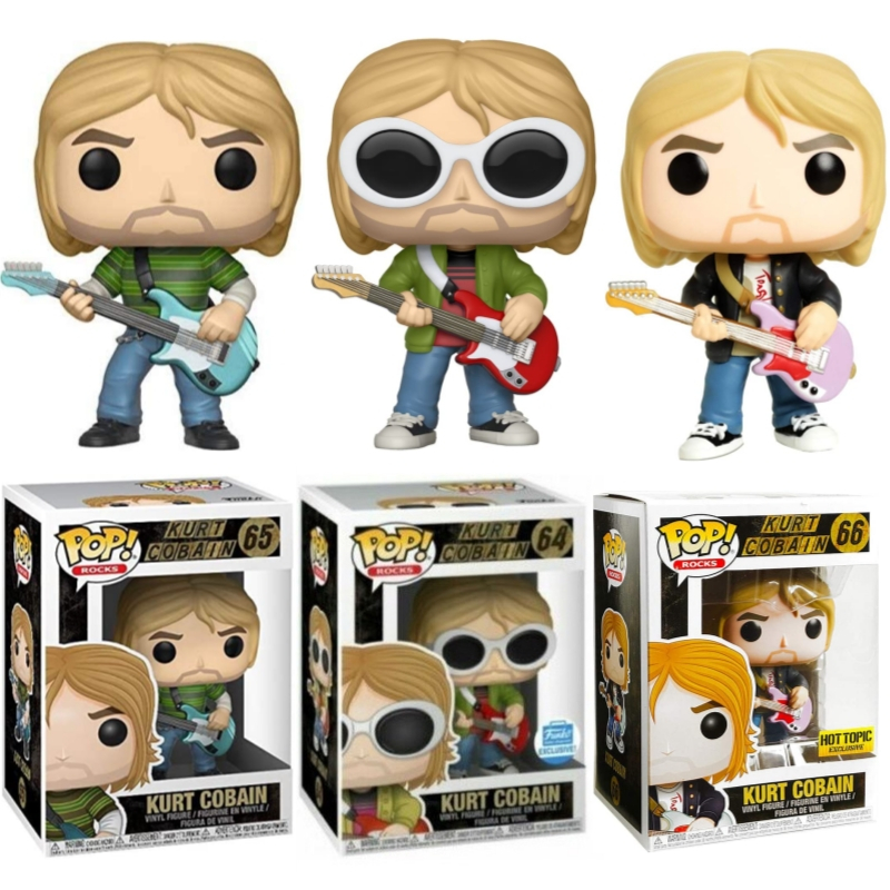 Funko Pop 66 Rocks: Kurt Cobain Nirvana - MTV's Live and Loud 1993 ...