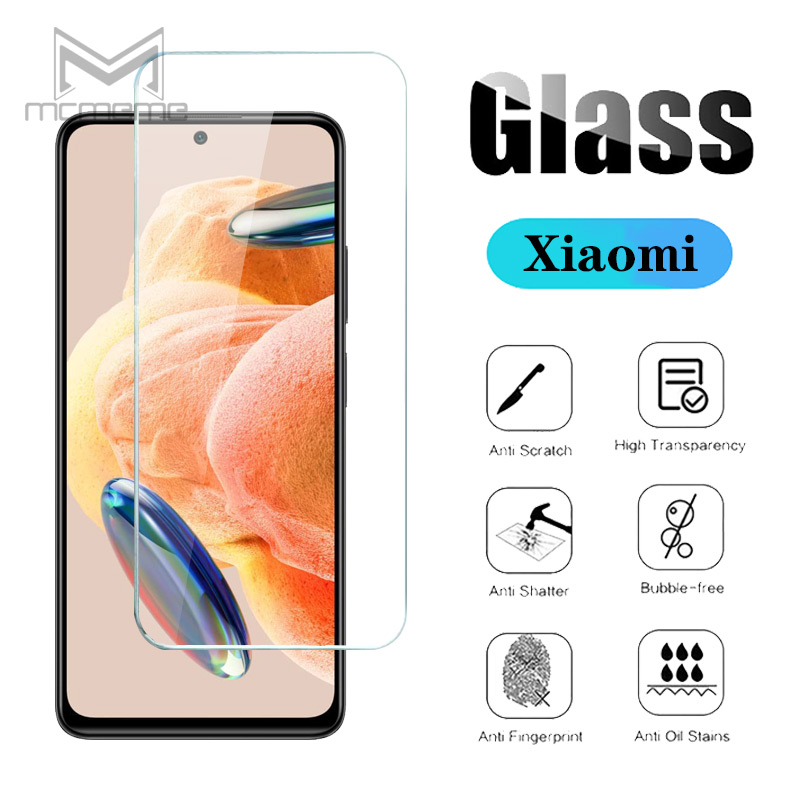 Transparent Tempered Glass Screen Protector Xiaomi Redmi Note 14 13 14C 13C  12C Note 12 12s A3 A2+ A1 10 10C 10A 9A 9C 7A 8A Note 11 11s 10 10s 