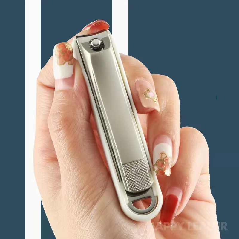 Stainless steel nail clippers splashproof German household durable