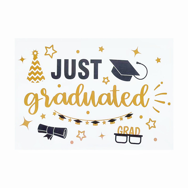 Celebrate Graduation BOBO Balloon Sticker Leave School Party ...