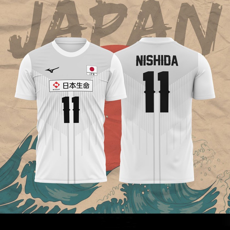 Haikyuu Jersey SEASON2025]JAPAN National Men Team T-Shirt