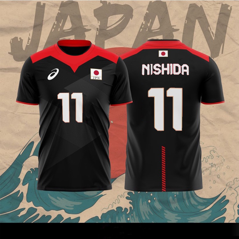 2020 Japan Olympic Volleyball Jersey Nishida yuji No.11 /3 Colors
