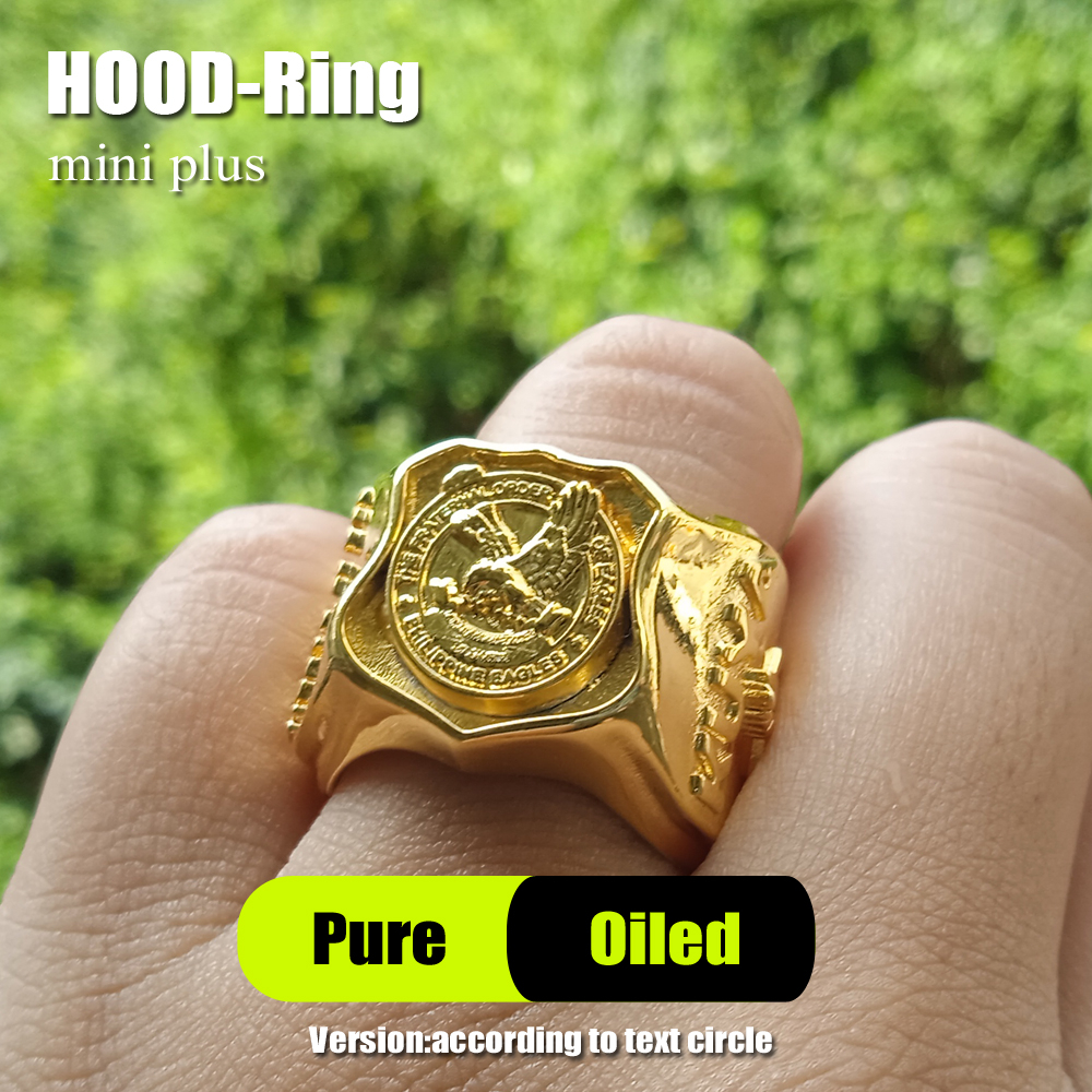 Eagle ring for KUYA, shield on top, agila head surrounded with stars, DEO ET PATRIA, The