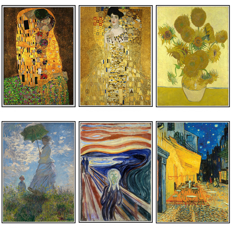 Famous Oil Painting Collection Posters | Shopee Philippines