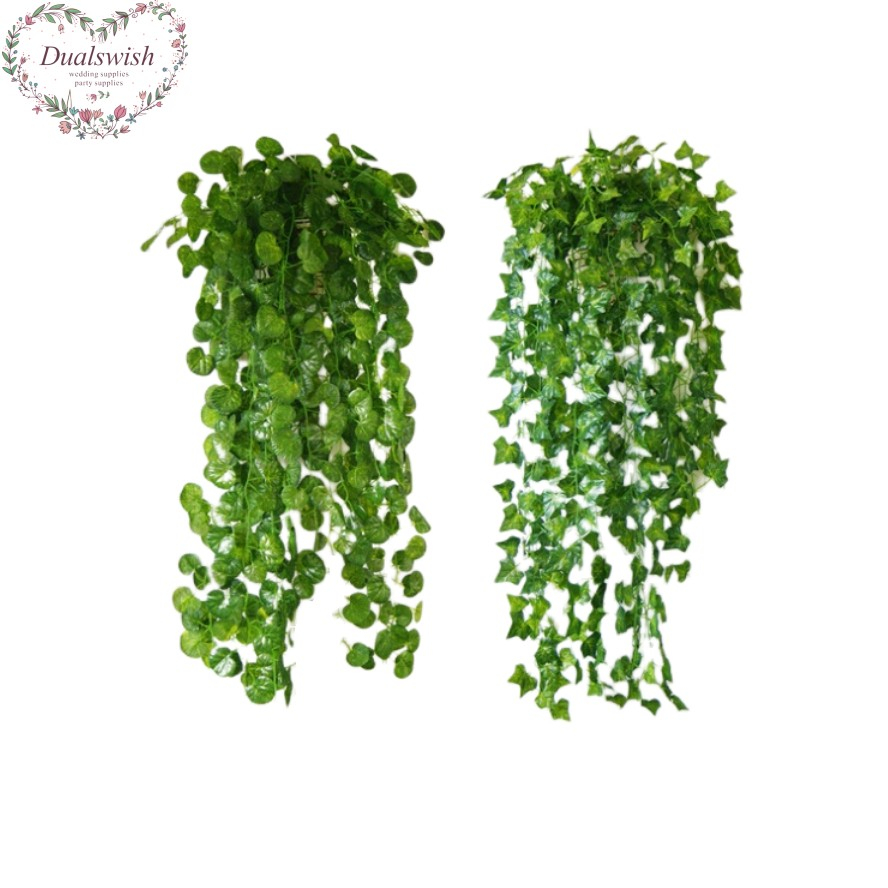 Dualswish Artificial Ivy Vine Fake Foliage Flower Hanging Leaf Garland