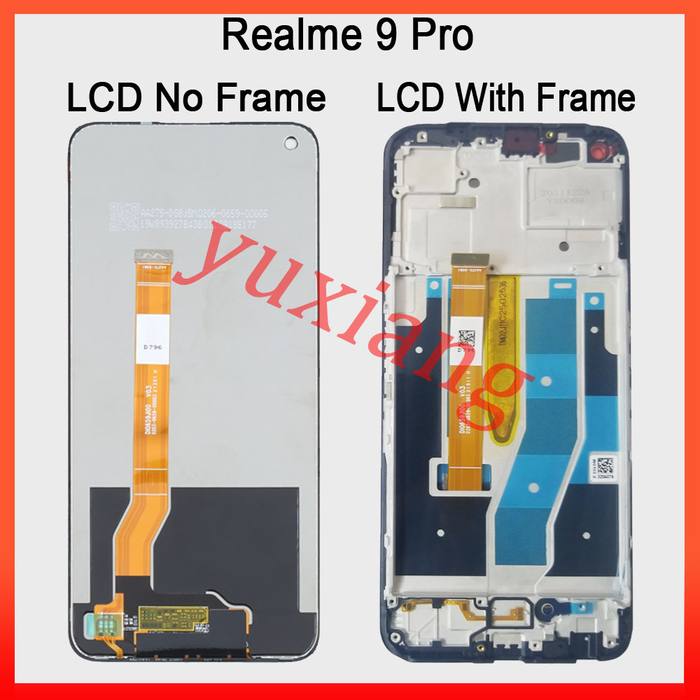 6.6 inch Original Realme 9 5G RMX3474 LCD Display Touch Screen ...