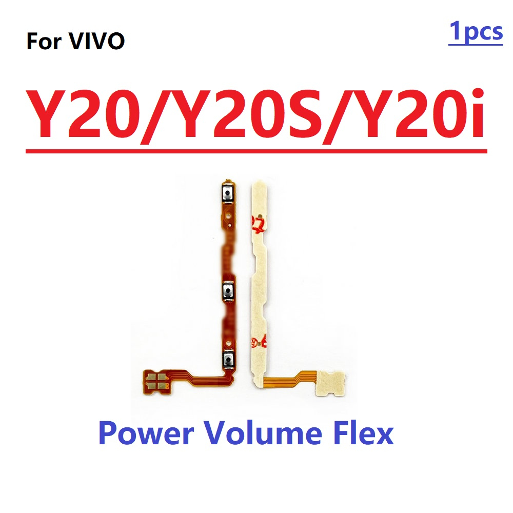 For Vivo Y20/Y20S/Y20i Power Volume key Button Control Flex Cable  Replacement