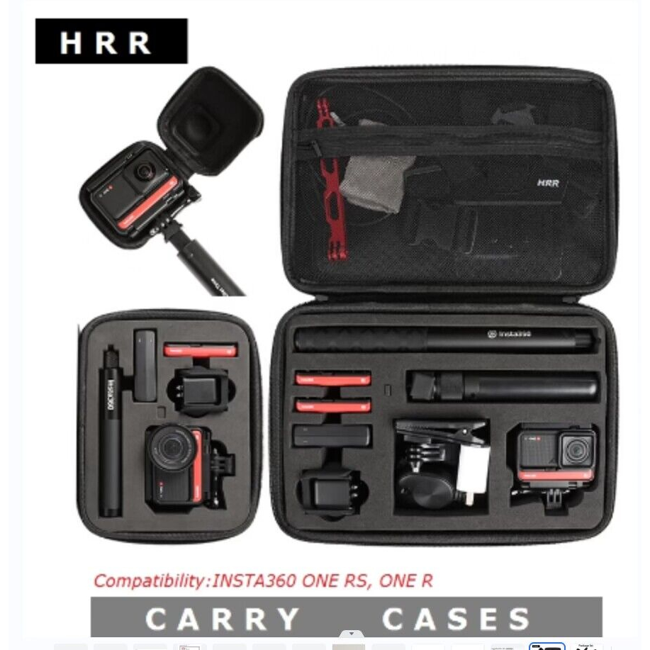 Carrying Case for Insta360 One R and One RS Camera,Large Hard Shell Bag ...